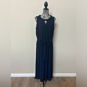 Christopher & Banks Navy Sleeveless Dress XL